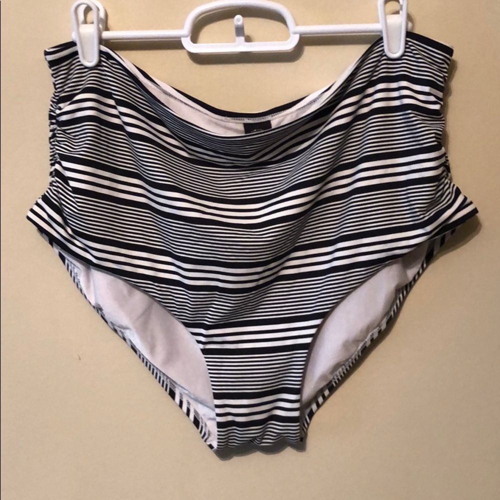 Sunn Lab Swim striped high waisted swim bottoms